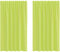 vidaXL - Gordijnen - voile - met - lipje - Top - 2 - st - Appelgroen