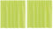 vidaXL - Gordijnen - voile - met - lipje - Top - 2 - st - Appelgroen