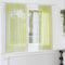 vidaXL - Gordijnen - voile - met - lipje - Top - 2 - st - Appelgroen