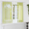 vidaXL - Gordijnen - voile - met - lipje - Top - 2 - st - Appelgroen