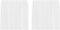 vidaXL - Gordijnen - voile - met - lussen - 2 - st - 140x140 - cm - wit