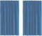 vidaXL - Gordijnen - voile - met - lussen - 2 - st - 140x175 - cm - koningsblauw