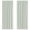 vidaXL - Gordijnen - voile - met - lussen - 2 - st - 140x225 - cm - lichtgrijs
