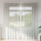vidaXL - Gordijnen - voile - met - lussen - 2 - st - 140x225 - cm - lichtgrijs