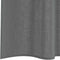 vidaXL - Gordijnen - voile - met - lussen - 2 - st - 140x225 - cm - donkergrijs
