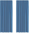 vidaXL - Gordijnen - voile - met - lussen - 2 - st - 140x245 - cm - koningsblauw