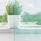 vidaXL - Gordijnen - voile - met - lussen - 2 - st - 140x245 - cm - turkoois