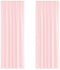 vidaXL - Gordijnen - voile - met - lussen - 2 - st - 140x260 - cm - lichtroze