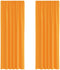 vidaXL - Gordijnen - Voile - met - lussen - 2 - st - 140x260 - cm - oranje