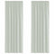 vidaXL - Gordijnen - voile - met - lussen - 2 - st - 140x260 - cm - lichtgrijs