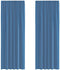 vidaXL - Gordijnen - voile - met - lussen - 2 - st - 140x260 - cm - koningsblauw