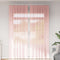 vidaXL - Gordijnen - voile - met - lussen - 2 - st - 140x260 - cm - roze