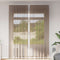 vidaXL - Gordijnen - voile - met - lussen - 2 - st - 140x260 - cm - lichtbruin
