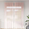 vidaXL - Gordijnen - voile - met - lussen - 2 - st - 140x260 - cm - lichtroze