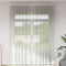 vidaXL - Gordijnen - voile - met - lussen - 2 - st - 140x260 - cm - lichtgrijs
