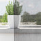 vidaXL - Gordijnen - voile - met - lussen - 2 - st - 140x260 - cm - donkergrijs