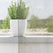 vidaXL - Gordijnen - voile - met - lussen - 2 - st - 140x260 - cm - lichtgrijs