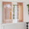 vidaXL - Gordijnen - voile - met - lussen - 2 - st - terracotta - 140x175 - cm