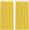 vidaXL - Gordijnen - voile - met - roedezakken - 2 - st - geel