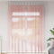 vidaXL - Gordijnen - voile - met - roedezakken - 2 - st - roze