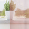 vidaXL - Gordijnen - voile - met - roedezakken - 2 - st - roze