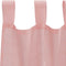 vidaXL - Gordijnen - voile - met - roedezakken - 2 - st - roze