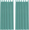 vidaXL - Gordijnen - voile - met - roedezakken - 2 - st - turkoois