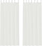 vidaXL - Gordijnen - voile - met - roedezakken - 2 - st - wit