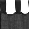 vidaXL - Gordijnen - voile - met - roedezakken - 2 - st - zwart