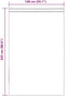 vidaXL - Gordijnen - voile - met - tab - top - 2 - st - bruin