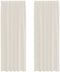 vidaXL - Gordijnen - voile - met - Tab - Top - 2 - st - crèmekleurig