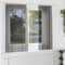 vidaXL - Gordijnen - voile - met - tab - top - 2 - st - zwart