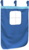 vidaXL Gordijnen voor hoogslaper met tunnel polyester blauw