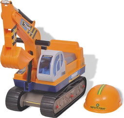 vidaXL graafmachine loopauto kunststof geel