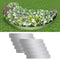 vidaXL - Grasboorden - 100x19 - cm - gegalvaniseerd - staal - 5 - st
