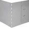 vidaXL - Grasboorden - 100x19 - cm - gegalvaniseerd - staal - 5 - st