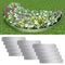vidaXL - Grasboorden - 15 - st - 100x20 - cm - gegalvaniseerd - staal