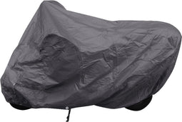 vidaXL Grijze polyester motorhoes 246 x 105 x 127 cm