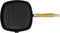 vidaXL Grillpan met houten handvat gietijzer 20x20 cm