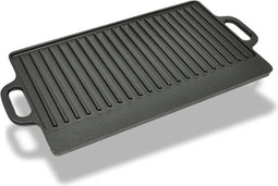 vidaXL Grillplaat dubbelzijdig 50x23 cm gietijzer
