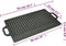 vidaXL Grillplaat dubbelzijdig 50x23 cm gietijzer