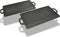 vidaXL Grillplaat gietijzer dubbelzijdig 38x23 cm 2 st