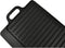 vidaXL Grillplaat gietijzer dubbelzijdig 38x23 cm 2 st