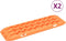 vidaXL - Gripplaten - 2 - st - 106x30,5x7 - cm - nylon - oranje