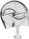 vidaXL - Groentesnijder - handmatig - 22x44,5 - cm - aluminium - zilverkleurig