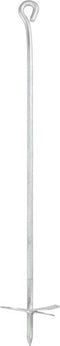 vidaXL - Grondankers - 10 - st - 10x60 - cm - gegalvaniseerd - metaal