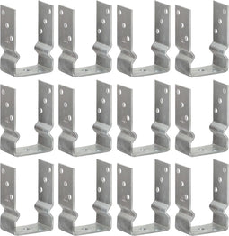 vidaXL Grondankers 12 st 9x6x15 cm gegalvaniseerd staal zilverkleurig VDXL_145334