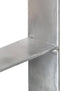 vidaXL - Grondankers - 2 - st - 7x6x60 - cm - gegalvaniseerd - staal - zilverkleurig