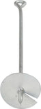 vidaXL - Grondankers - 4 - st - 10x60 - cm - gegalvaniseerd - metaal