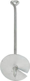 vidaXL - Grondankers - 6 - st - 10x60 - cm - gegalvaniseerd - metaal